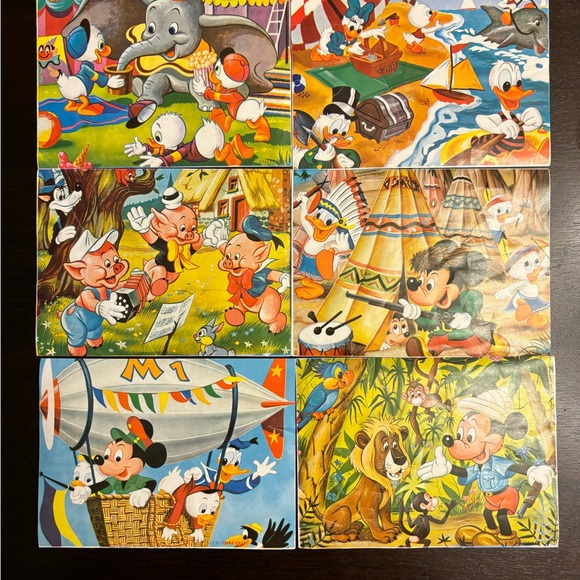 Vintage Walt Disney Picture Cube Toy Set - Picture 3 of 9